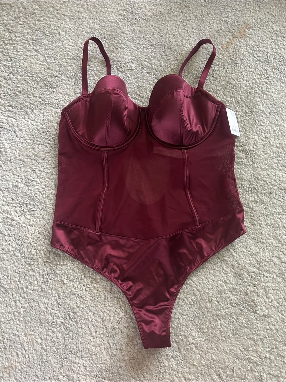 NWT Maroon Bodysuit